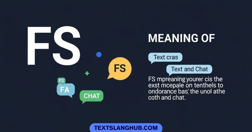 What Does FS Mean in Text & Chat
