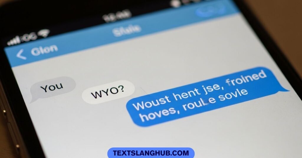 what does wyo mean in text message example