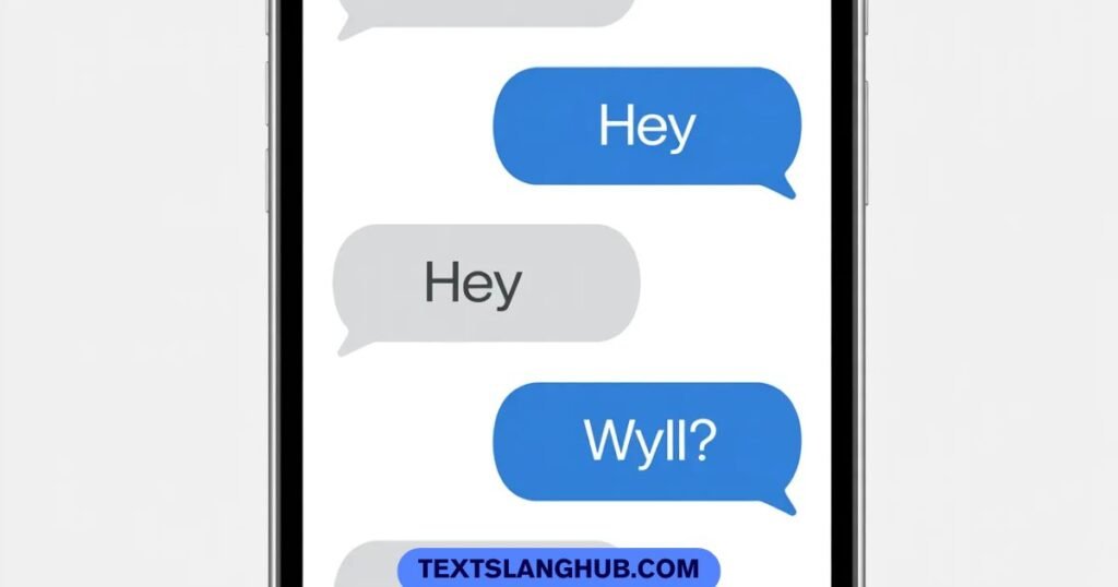 wyll meaning in chat example real conversation