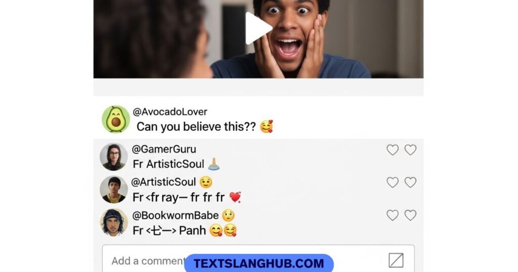 fr meaning in social media comments tiktok instagram usage example