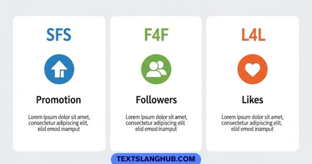 sfs vs f4f vs l4l meaning comparison