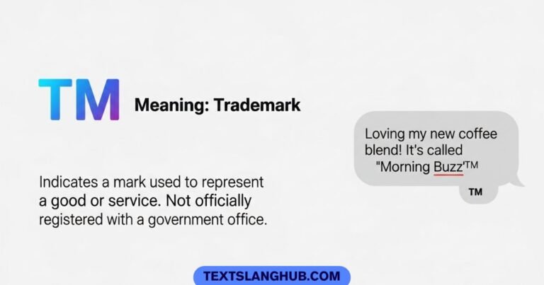 tm meaning in text
