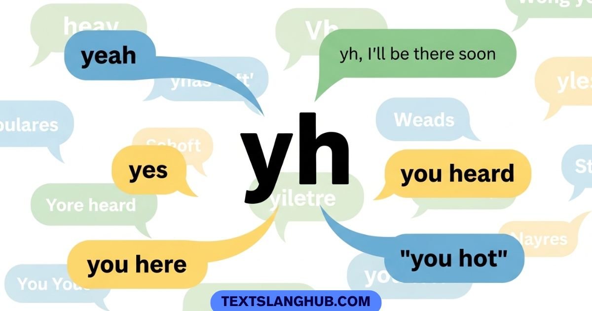 yh meaning in text vs yeah reply example in chat
