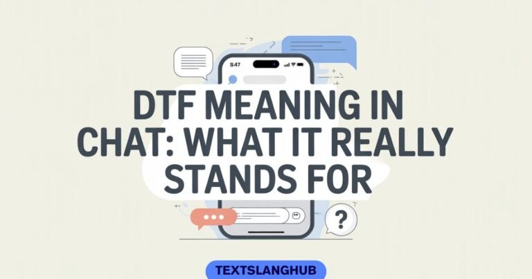 DTF Meaning in Chat