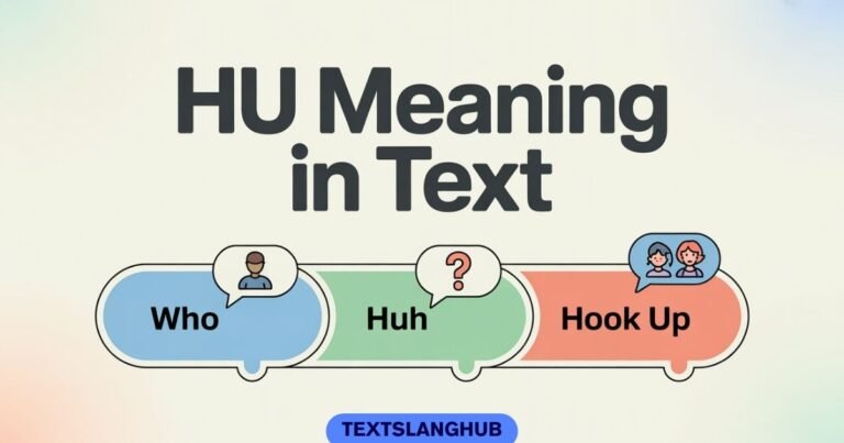 hu meaning in text