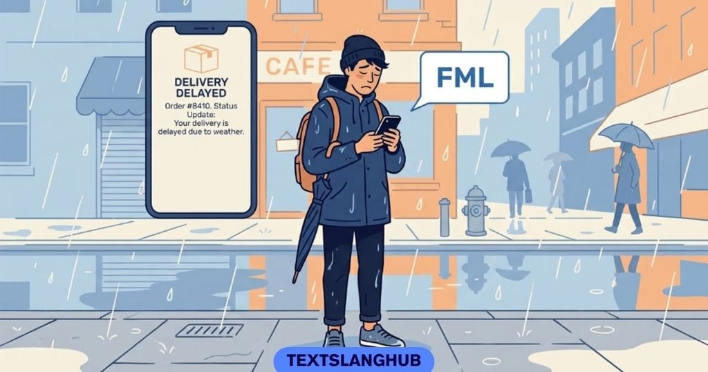 Is it rude to text FML?