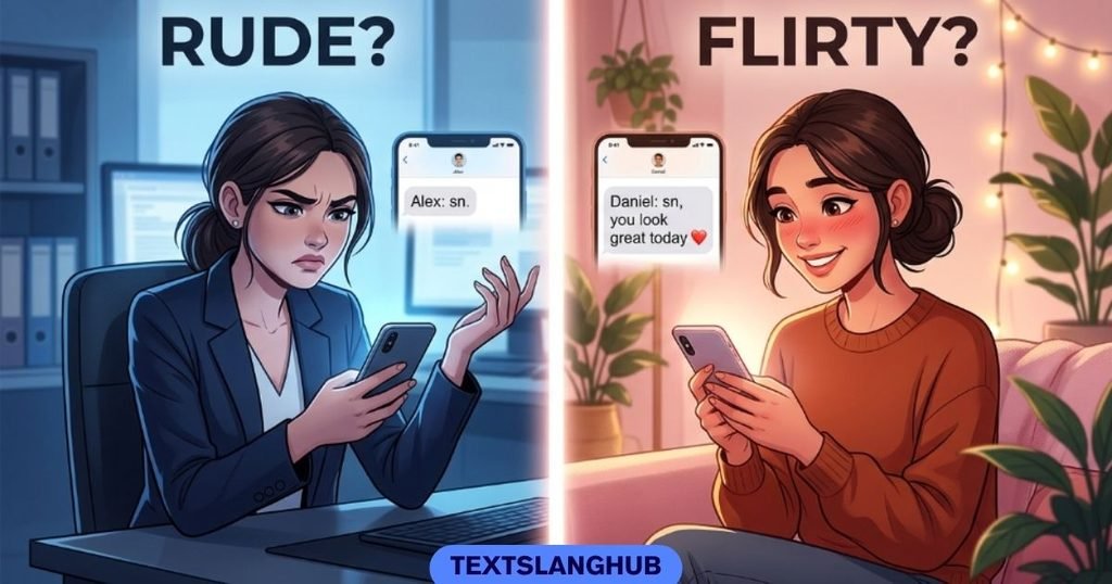 Is SN rude or flirty?