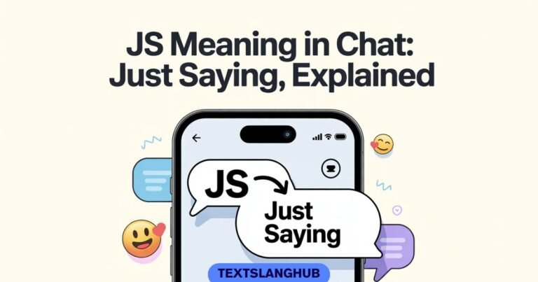 JS Meaning in Chat