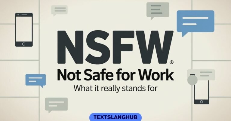 NSFW Meaning in Text