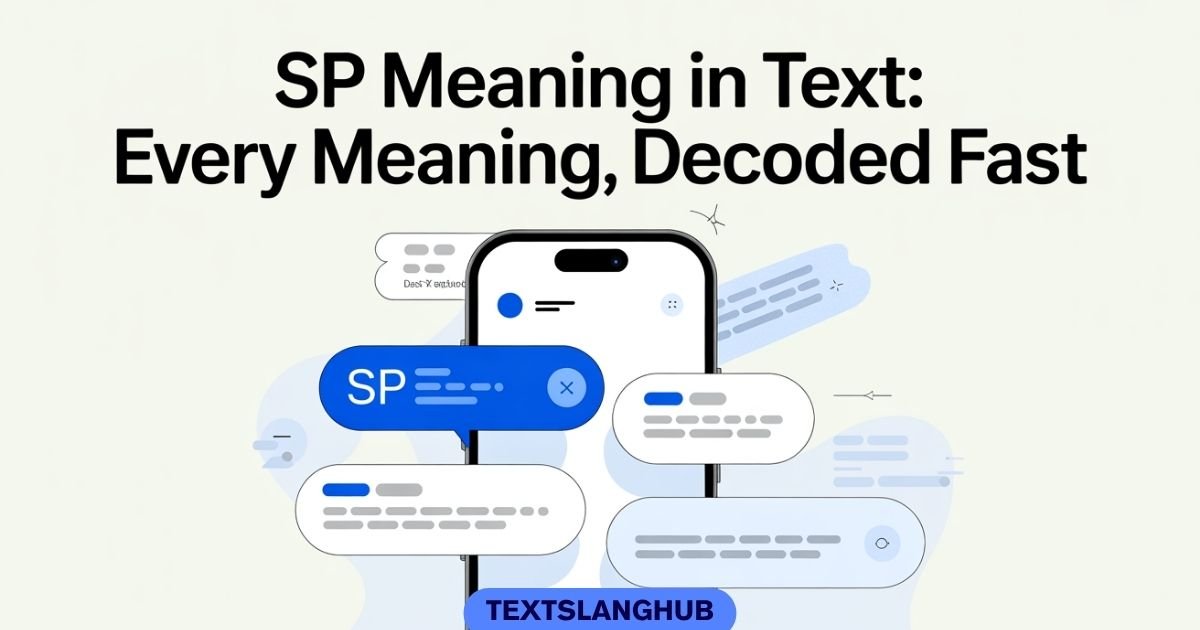 SP Meaning in Text