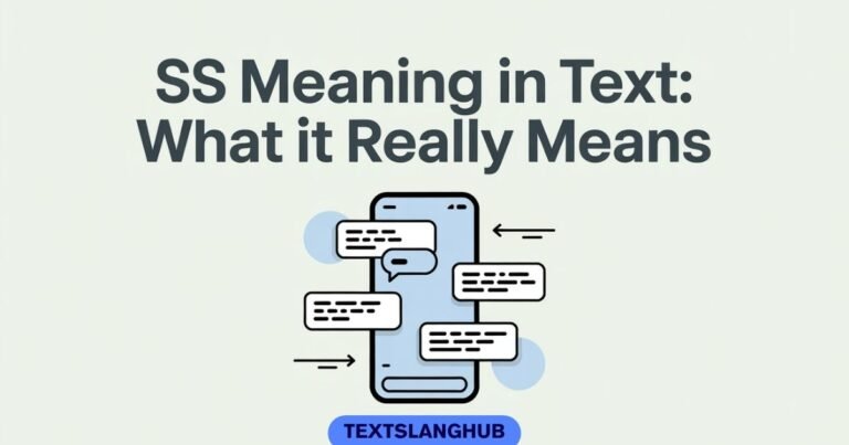 SS Meaning in Text