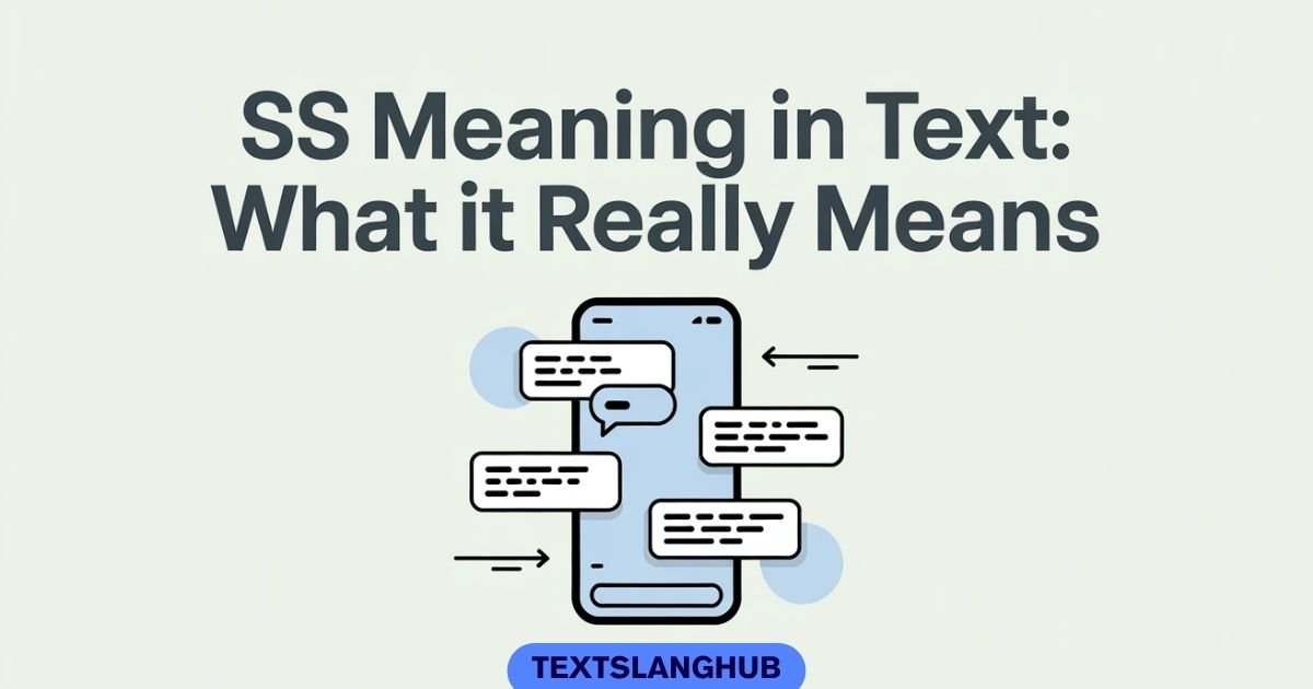 SS Meaning in Text