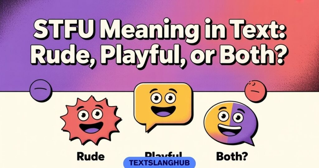 STFU Meaning in Text
