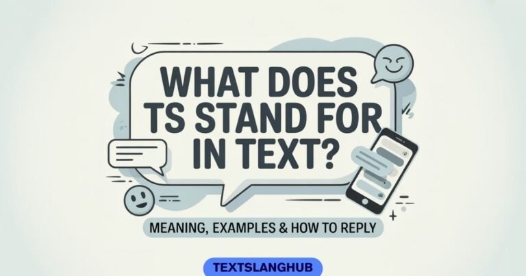 What Does TS Stand For in Text